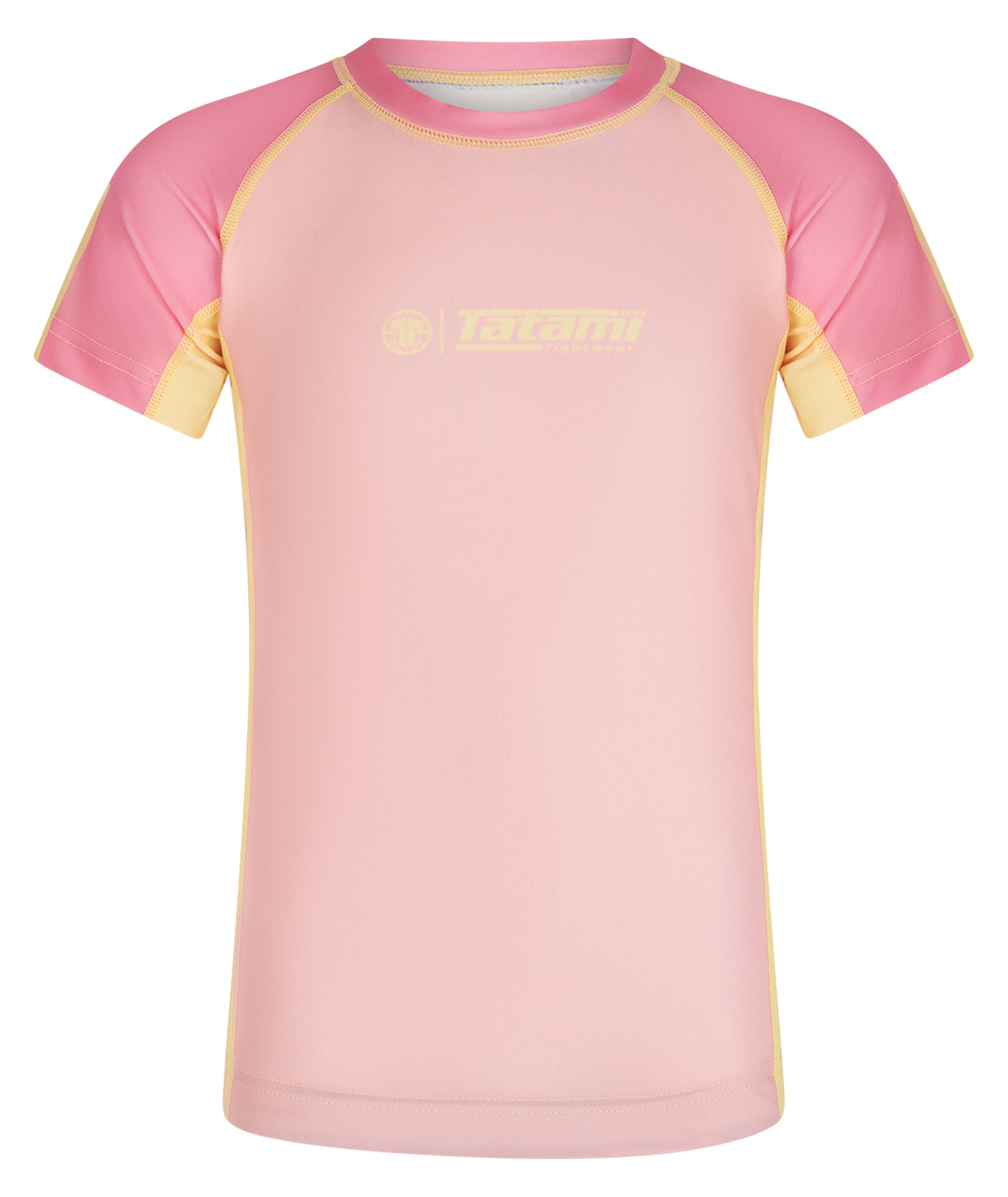 Rusty Contrast Rash Guard Kids Contrast Short Sleeve Rash Guard - Candy – Tatami Fightwear Ltd.