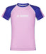 Kids Contrast Short Sleeve Rash Guard - Pink & Navy
