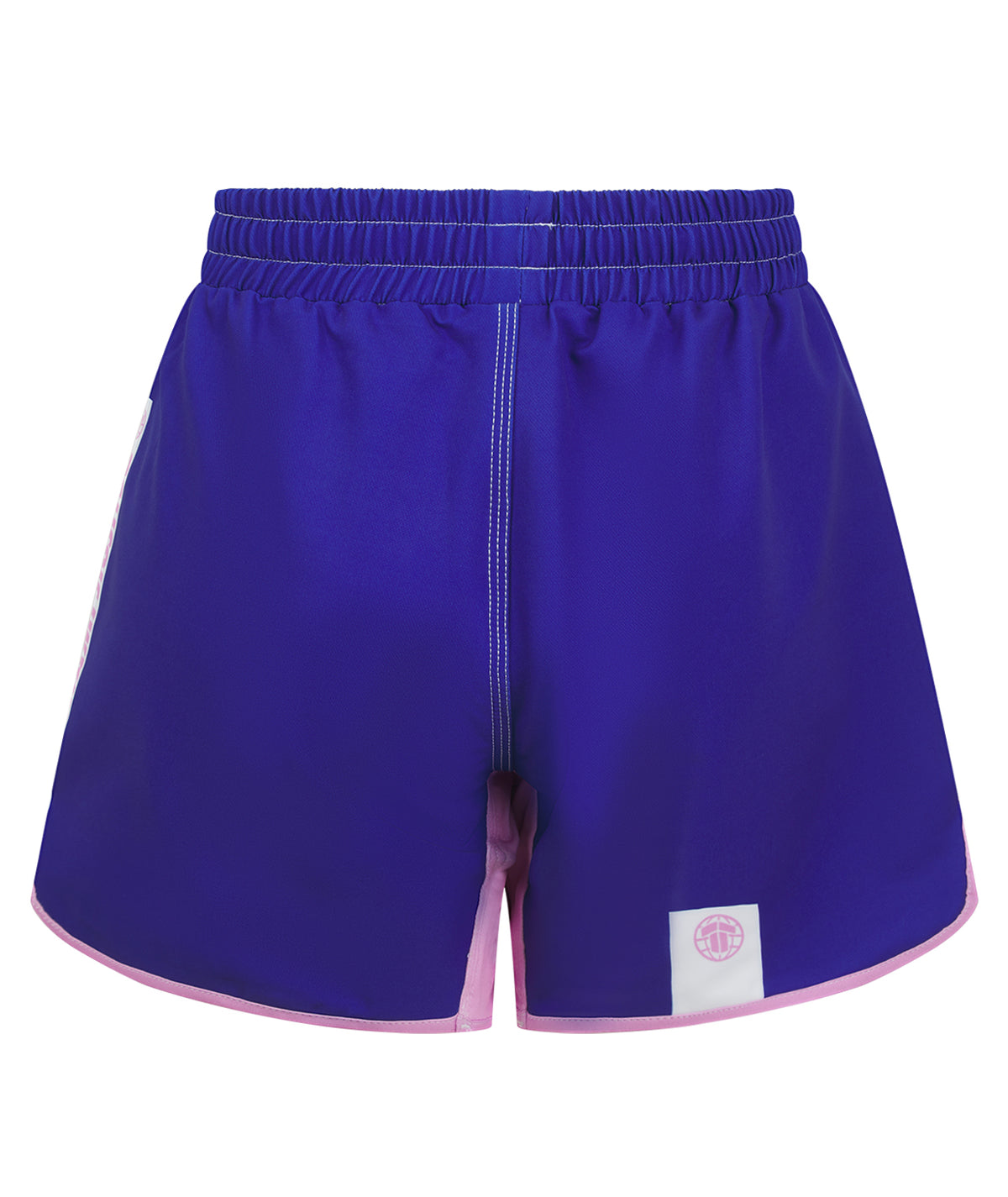 Kids Contrast Grappling Shorts - Navy & Pink