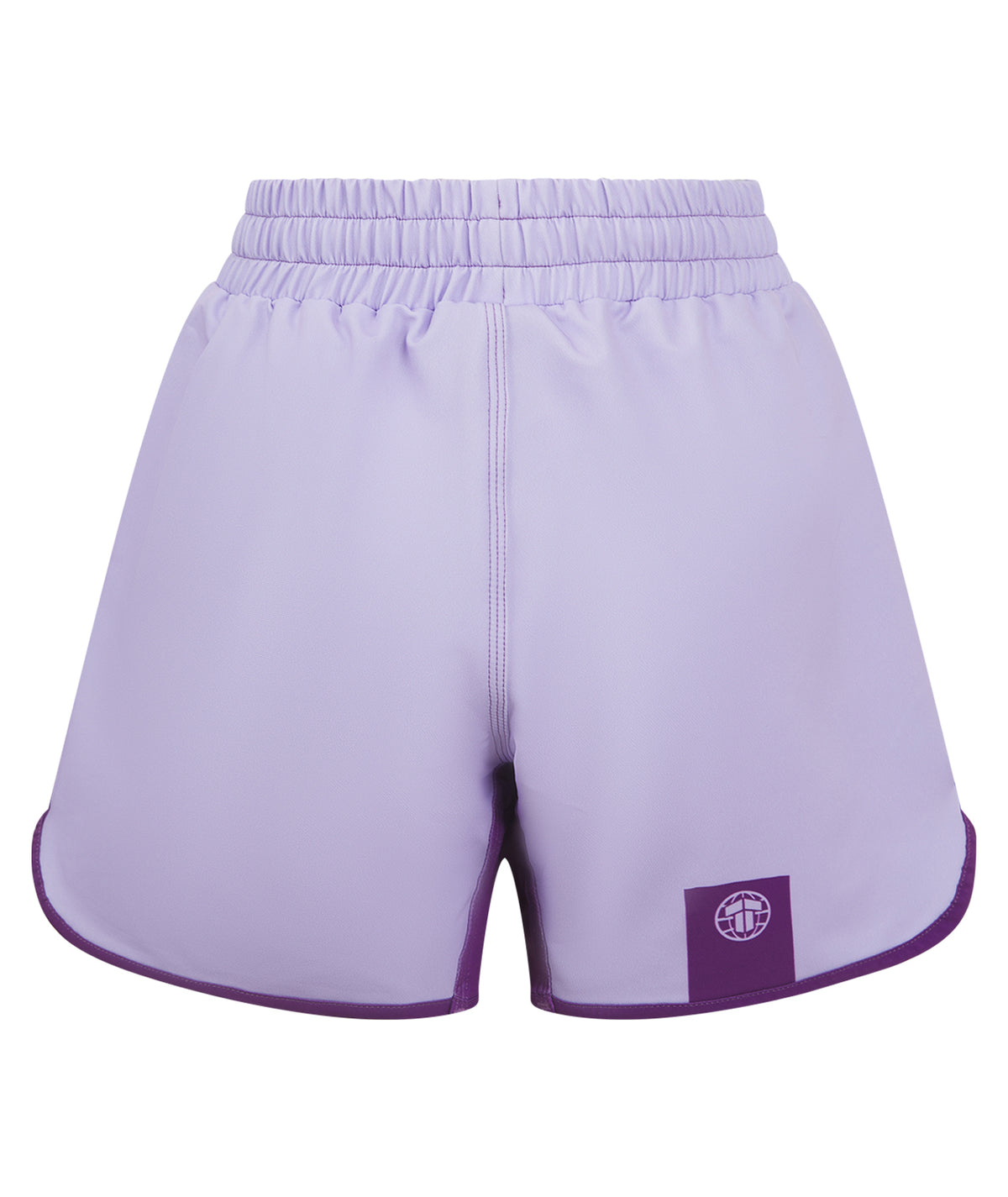 Kids Contrast Grappling Shorts - Berry