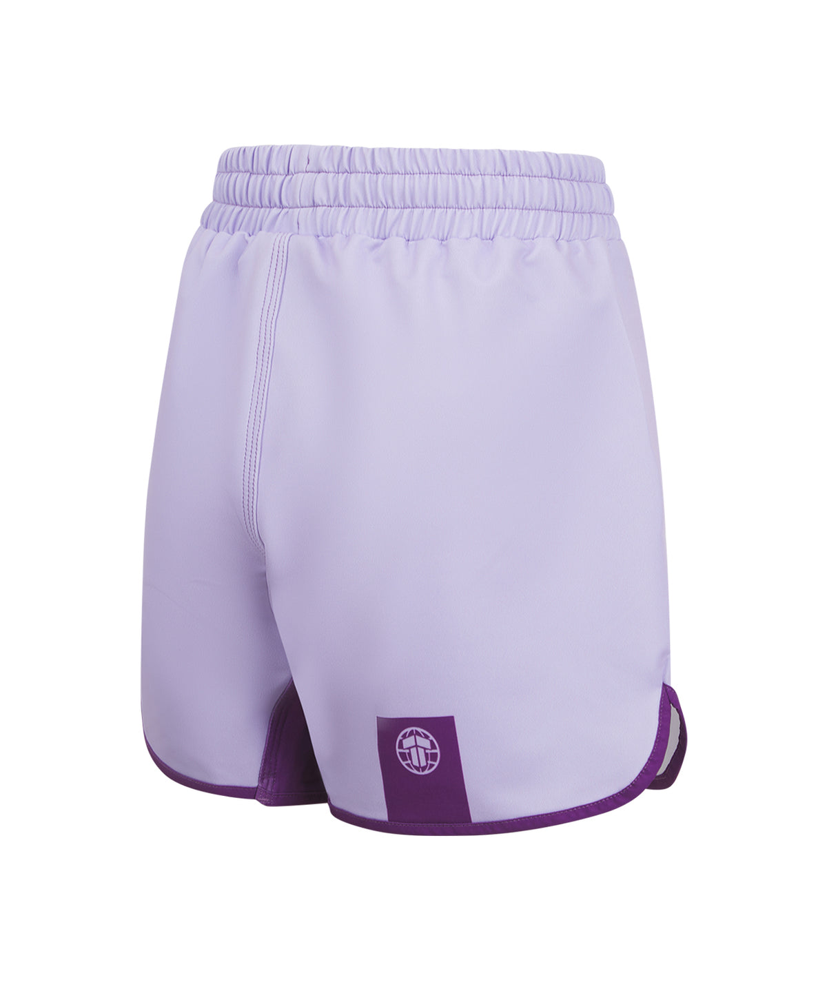 Kids Contrast Grappling Shorts - Berry