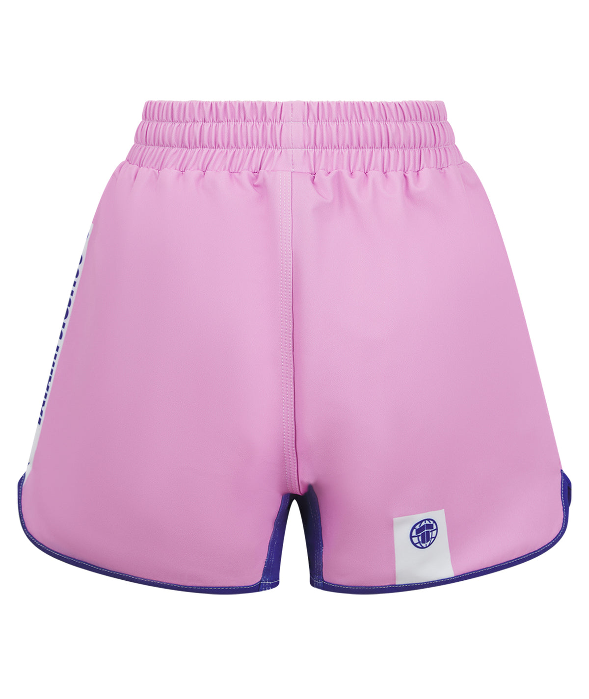 Kids Contrast Grappling Shorts - Pink & Navy