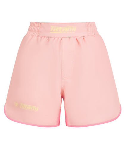 Kids Contrast Grappling Shorts - Candy