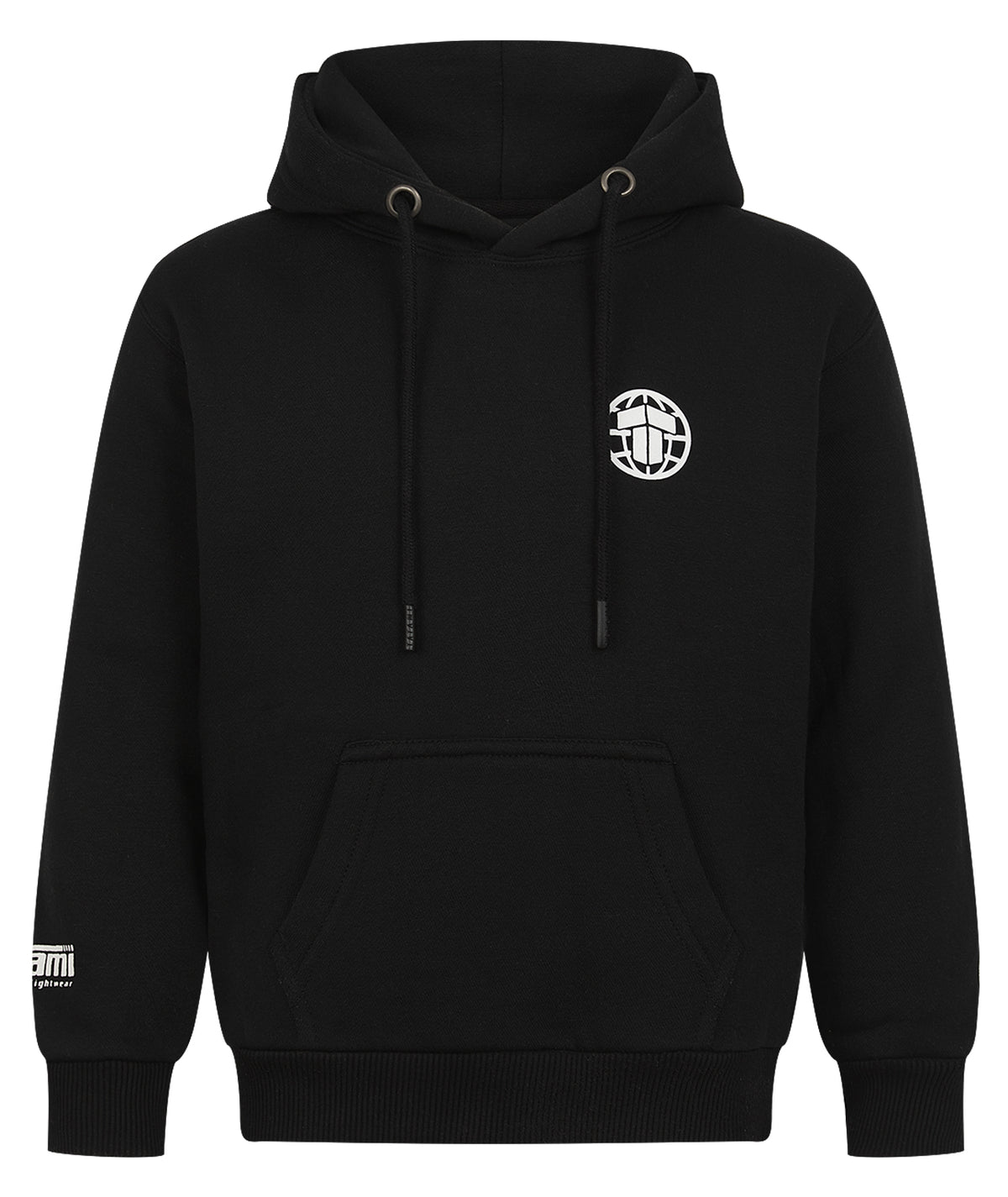 Kids Tatami Globe Hoodie - Black