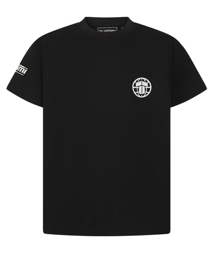 Kids Tatami Globe T-Shirt - Black