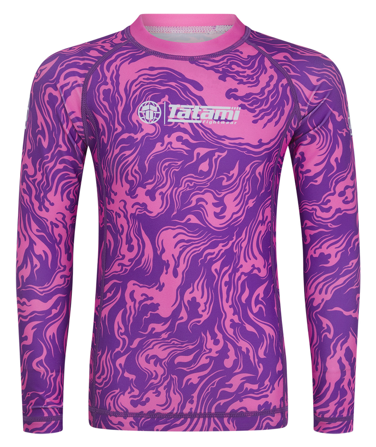 Kids Helena Rash Guard - Lava Pink