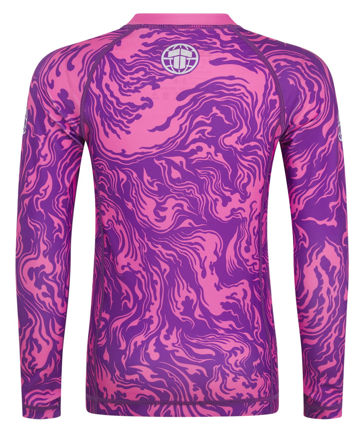 Kids Helena Rash Guard - Lava Pink