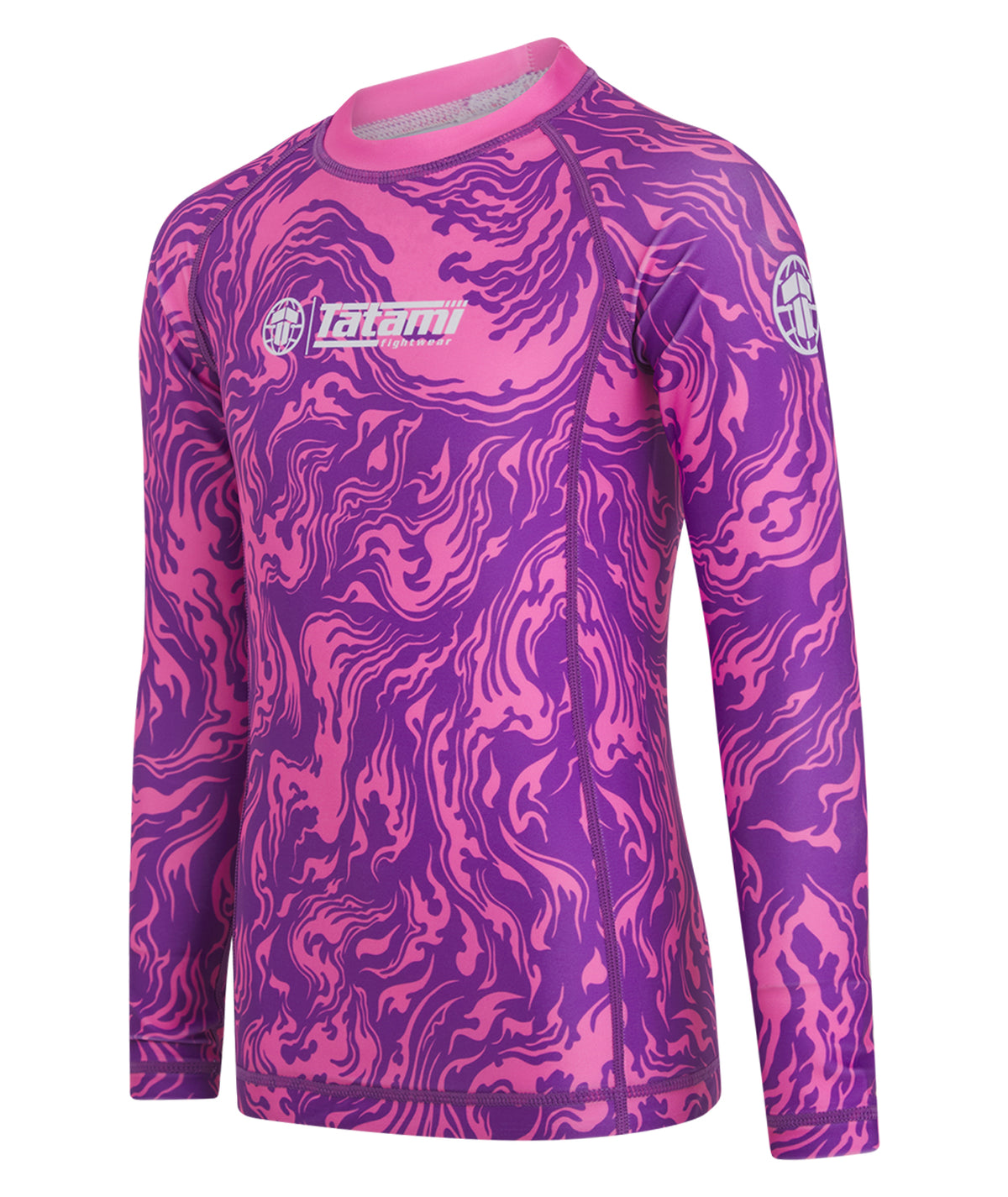 Kids Helena Rash Guard - Lava Pink