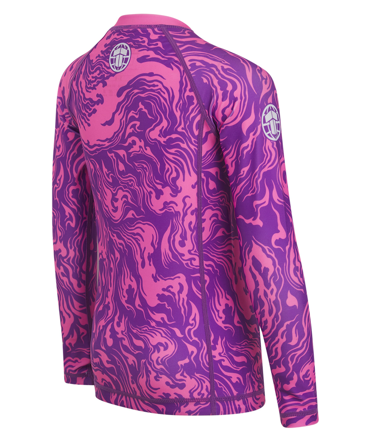 Kids Helena Rash Guard - Lava Pink
