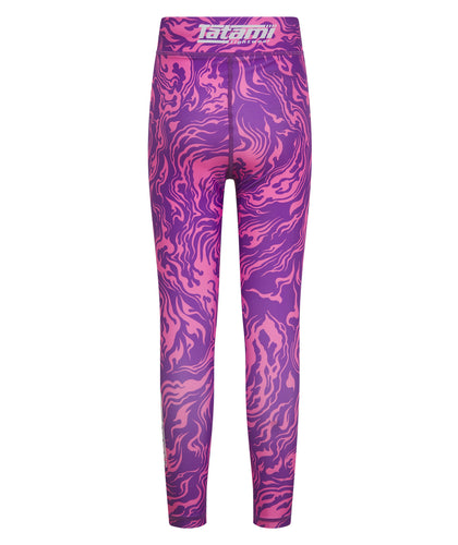 Kids Helena Grappling Spats - Lava Pink