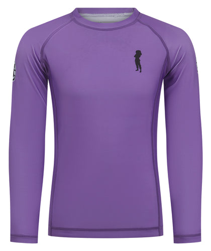 Kids Helena Profile Rash Guard - Purple