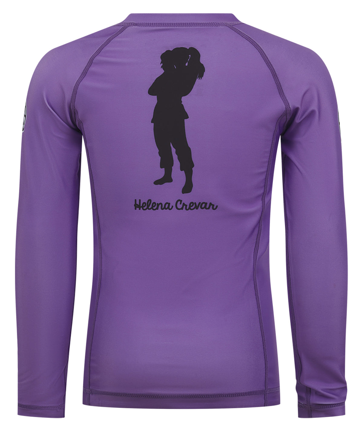 Kids Helena Profile Rash Guard - Purple