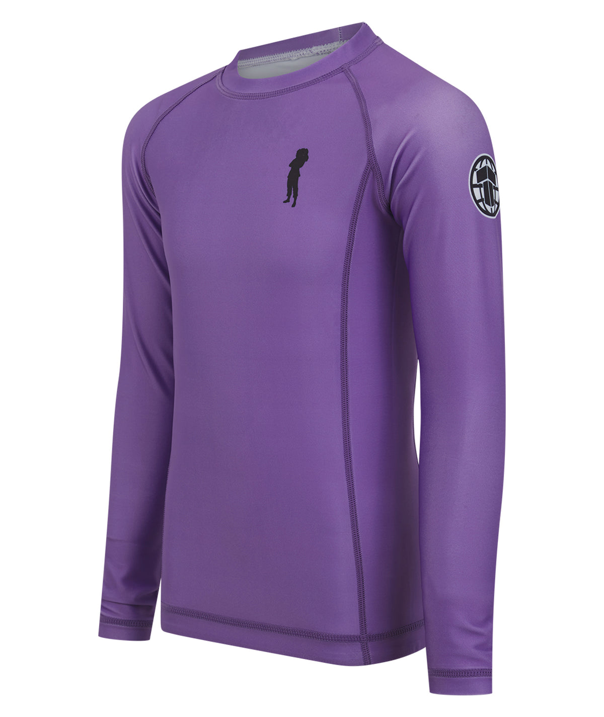 Kids Helena Profile Rash Guard - Purple
