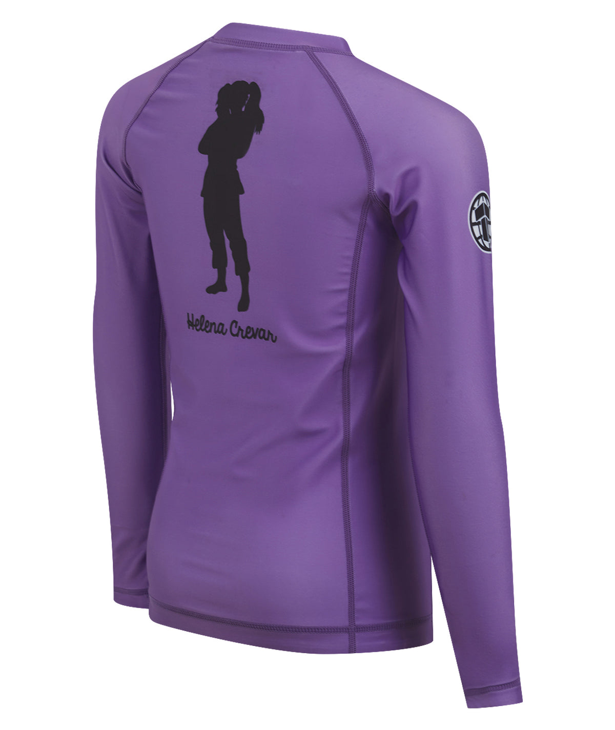 Kids Helena Profile Rash Guard - Purple