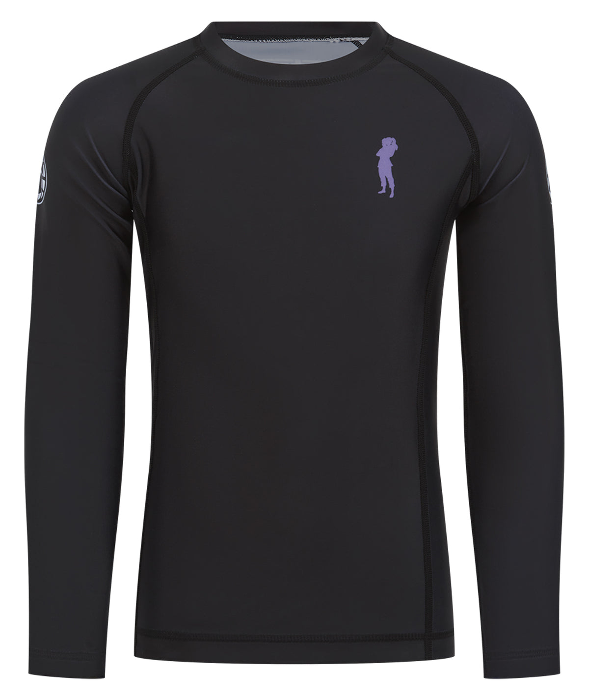Kids Helena Profile Rash Guard - Black