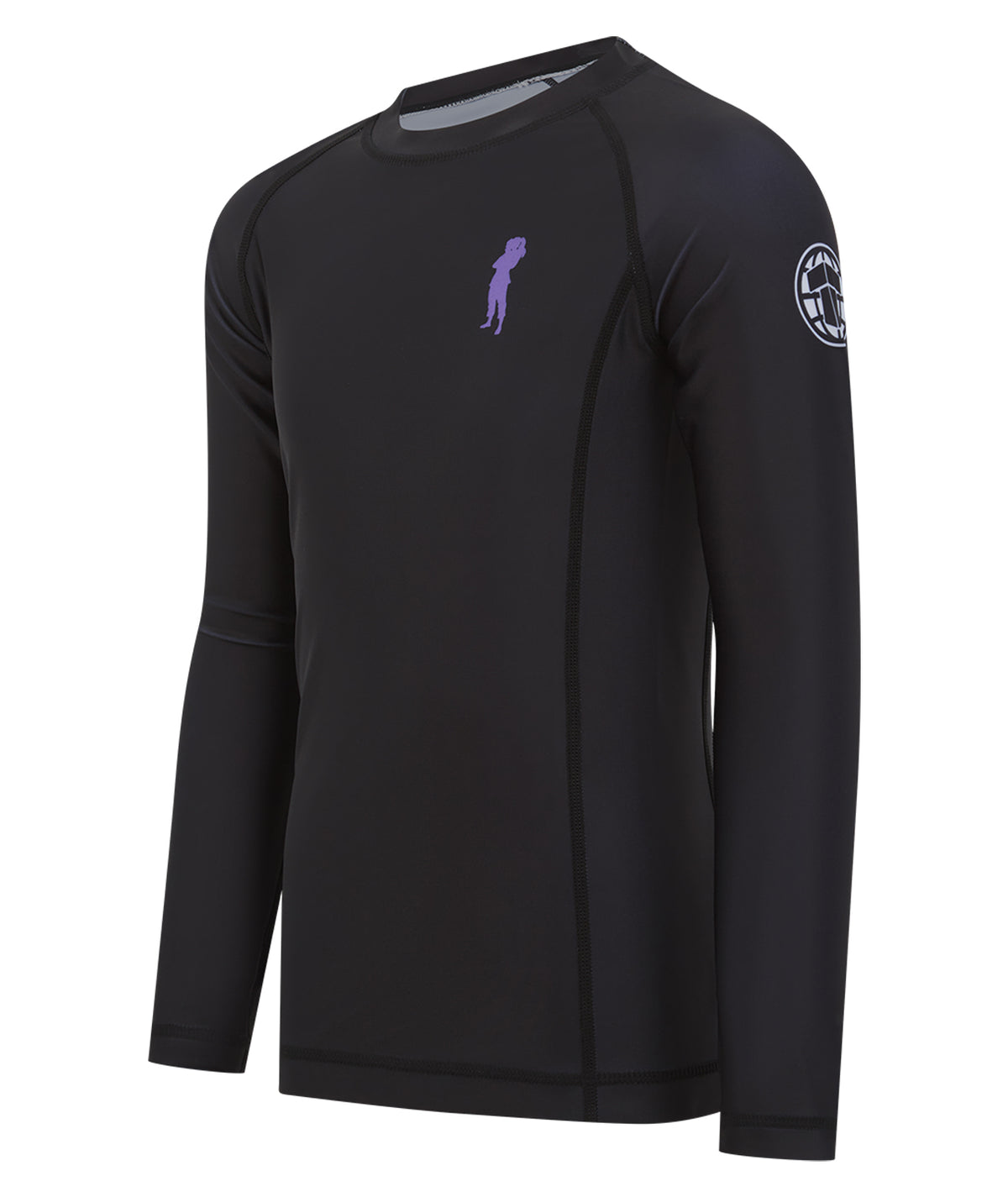 Kids Helena Profile Rash Guard - Black