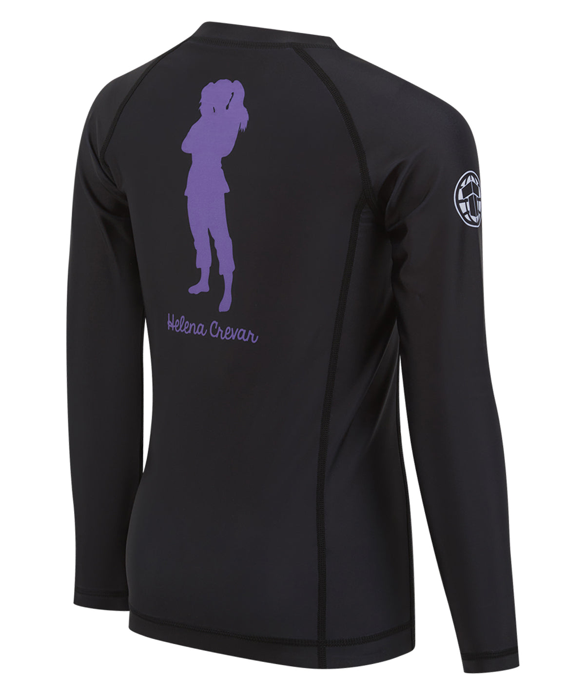 Kids Helena Profile Rash Guard - Black