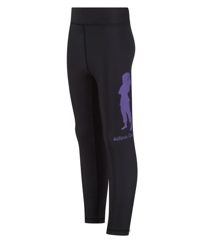 Kids Helena Profile Grappling Spats - Black