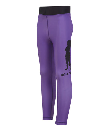 Kids Helena Profile Grappling Spats - Purple