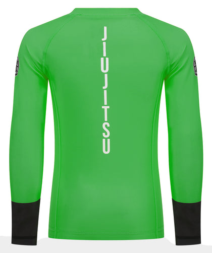 Kids Helena Ranked Rash Guard - Green