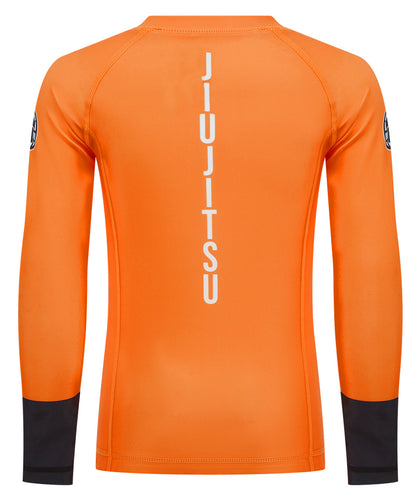 Kids Helena Ranked Rash Guard - Orange