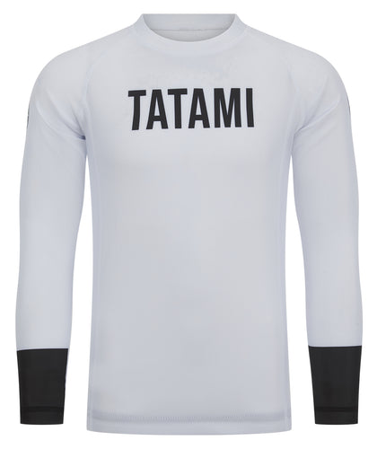 Kids Helena Ranked Rash Guard - White