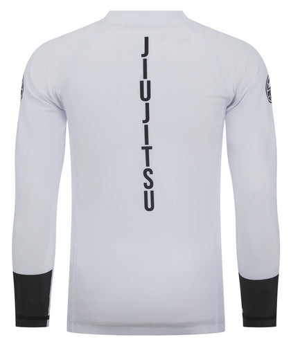 Kids Helena Ranked Rash Guard - White