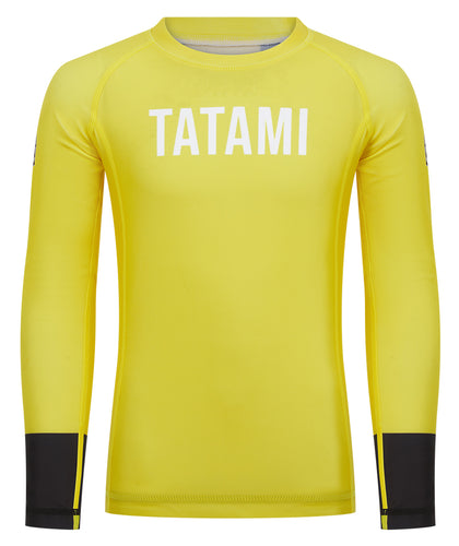 Kids Helena Ranked Rash Guard - Yellow