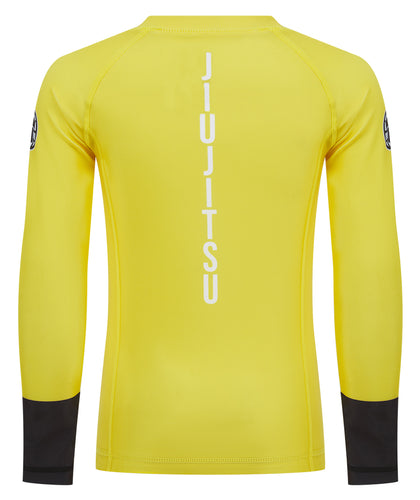 Kids Helena Ranked Rash Guard - Yellow