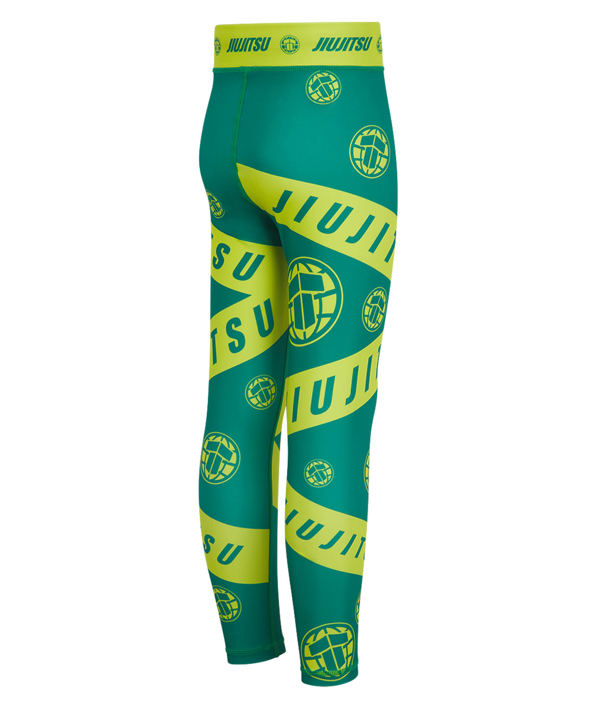 Kids Helena Taped Spats - Green & Yellow