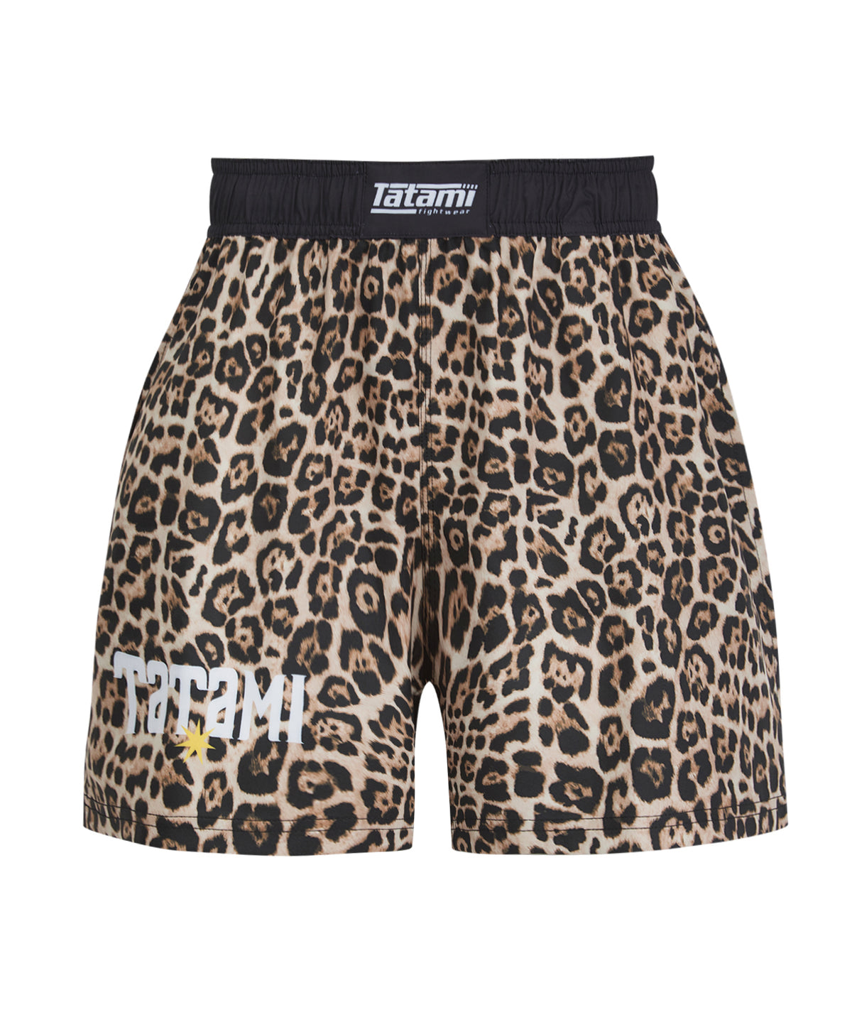Kids High Split MMA Shorts - Leopard