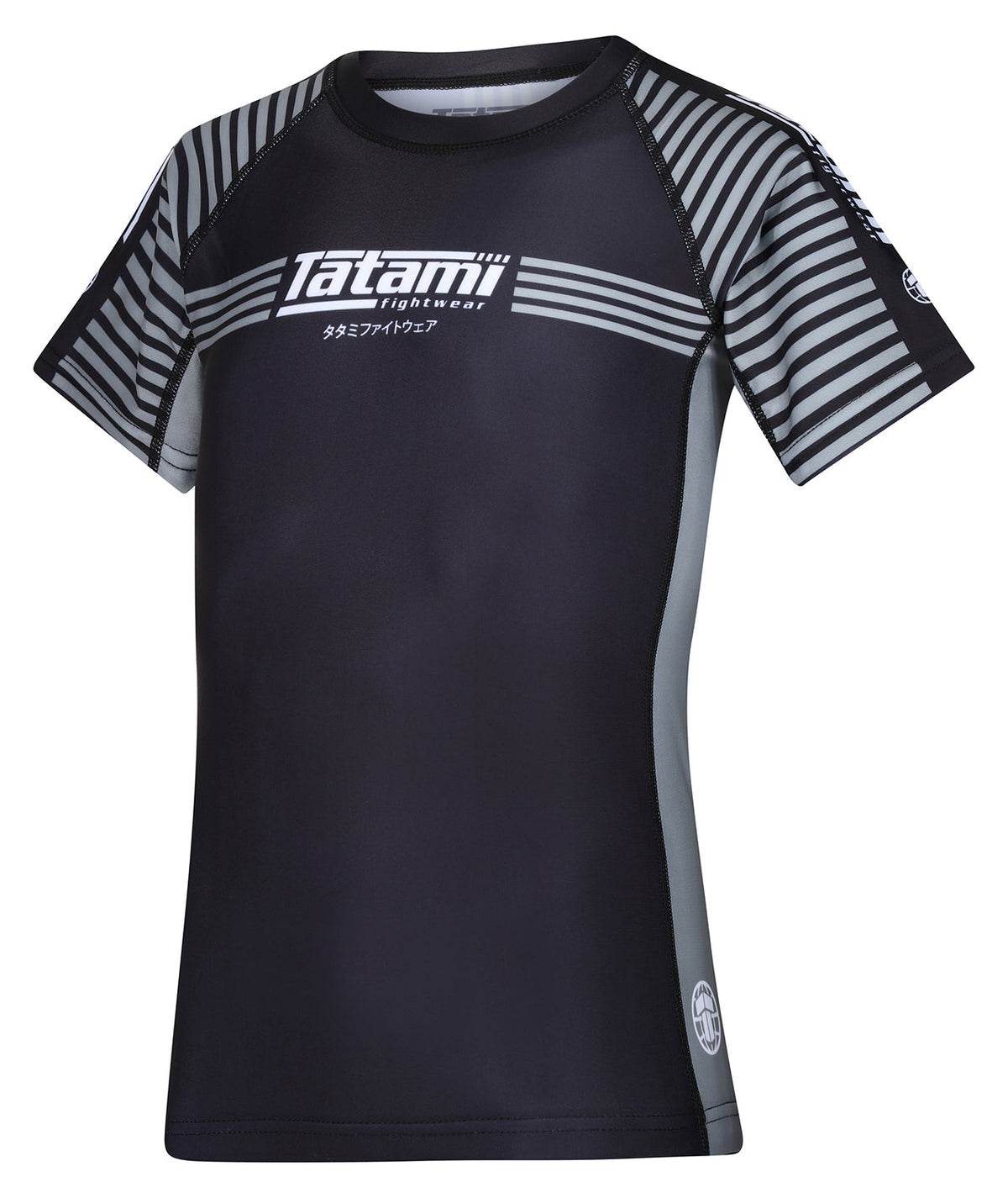 Kids IBJJF Ranked Rash Guard - Grey