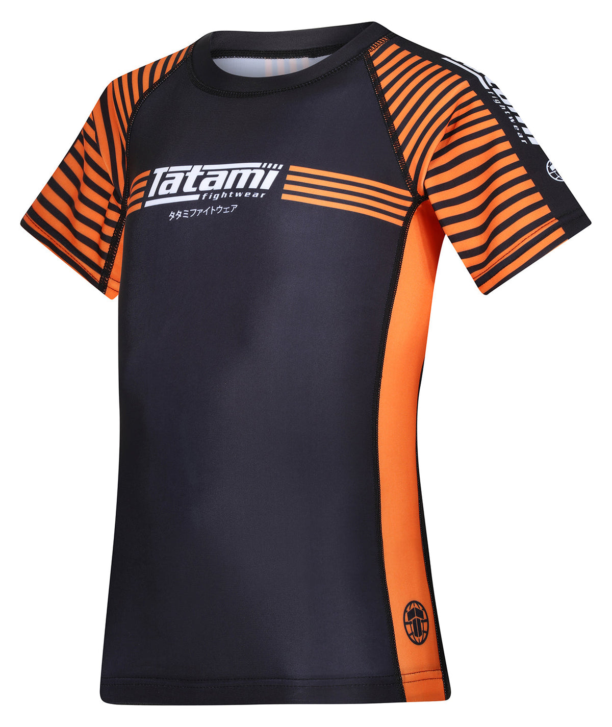 Kids IBJJF Ranked Rash Guard - Orange