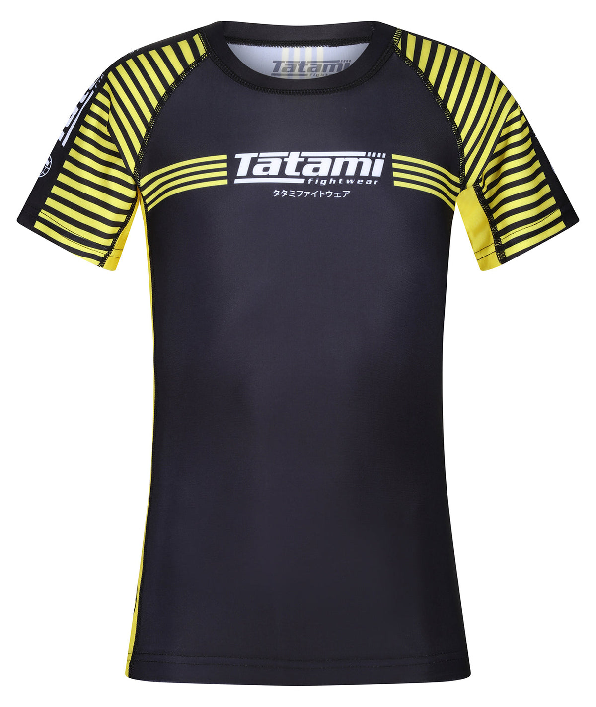 Kids IBJJF Ranked Rash Guard - Yellow