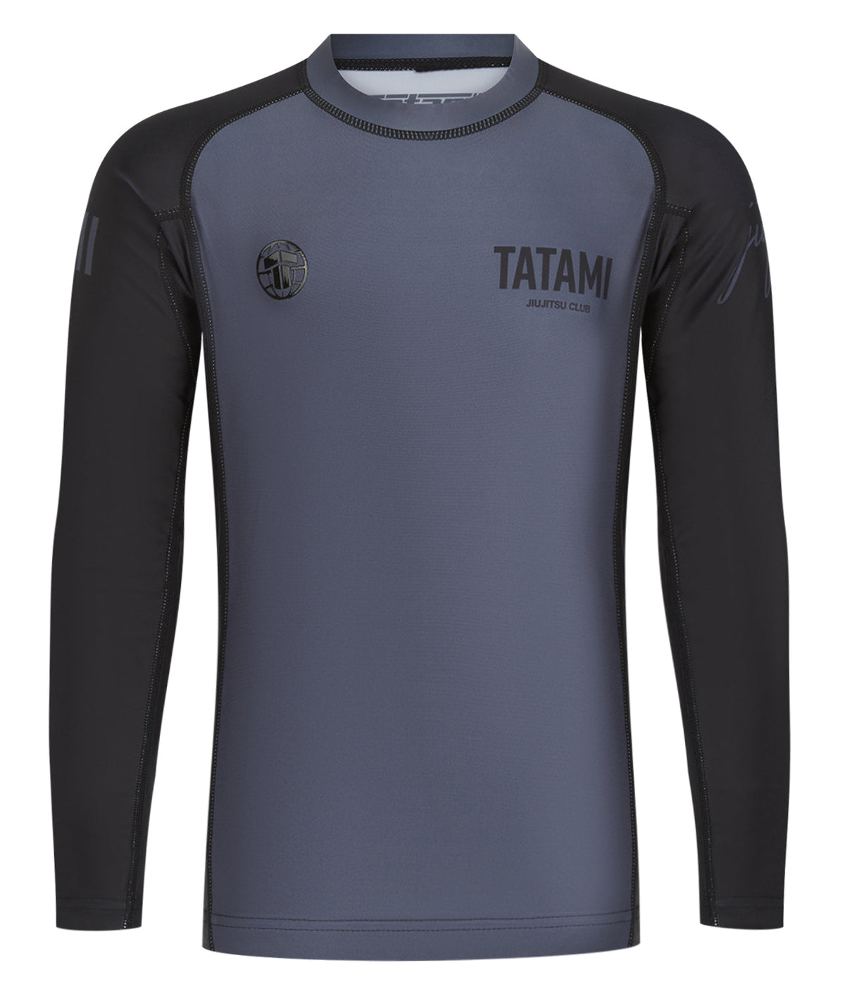 Kids JJ Club Long Sleeve Rash Guard - Grey