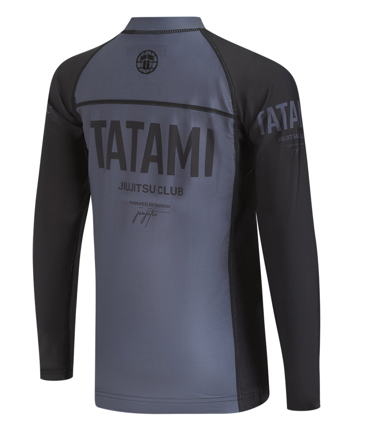 Kids JJ Club Long Sleeve Rash Guard - Grey