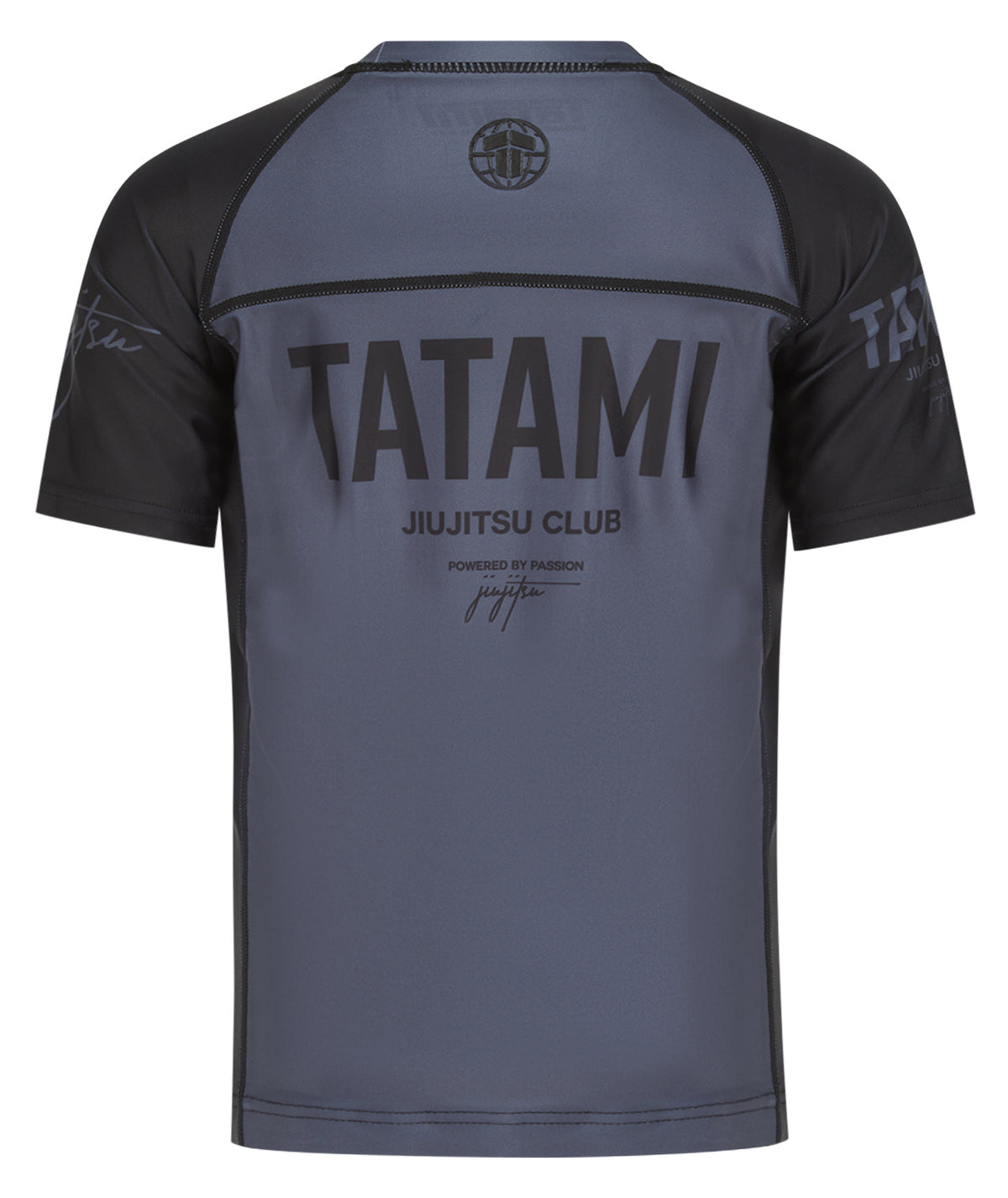 Kids JJ Club Short Sleeve Rash Guard - Grey