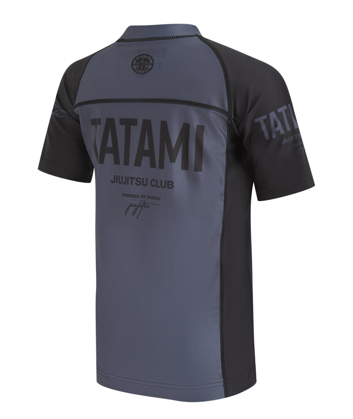 Kids JJ Club Short Sleeve Rash Guard - Grey