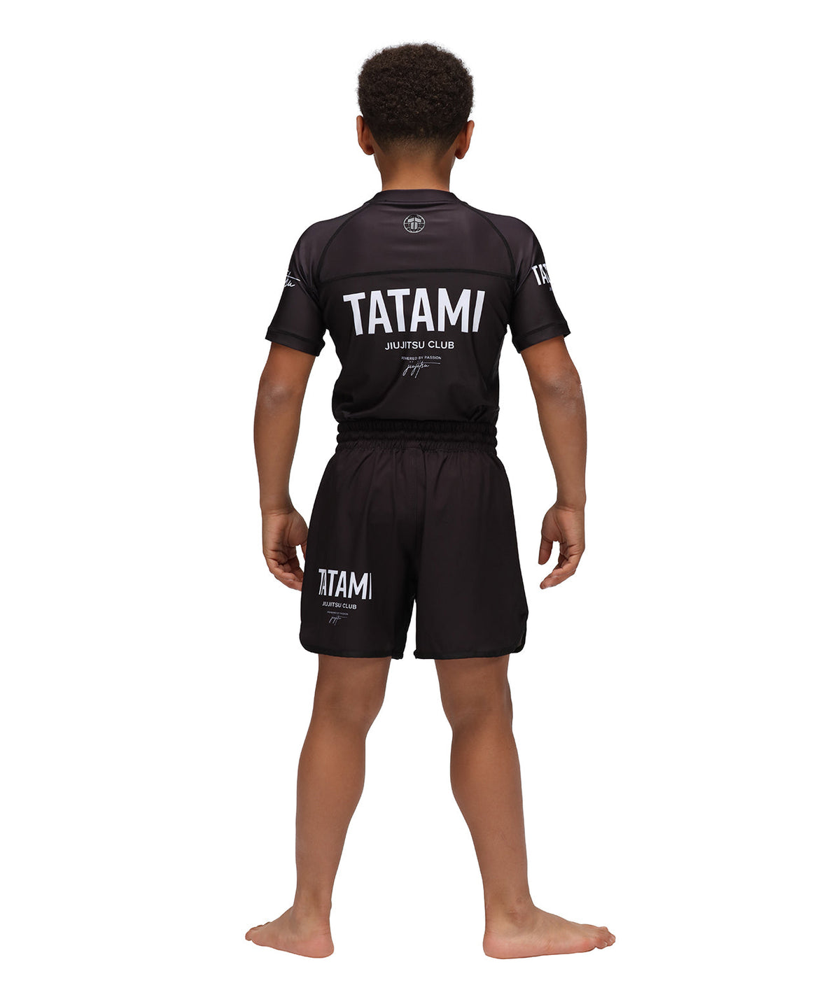 Kids JJ Club Grappling Shorts - Black