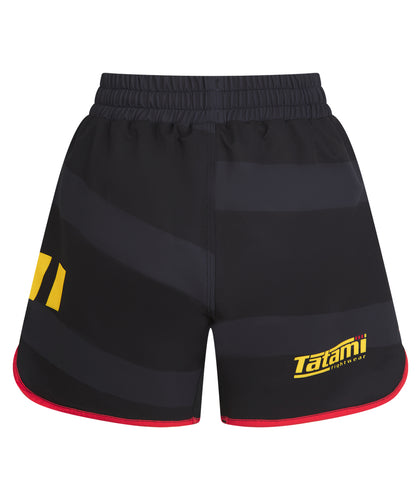 Kids Tatami Nomad Shorts - Black & Red