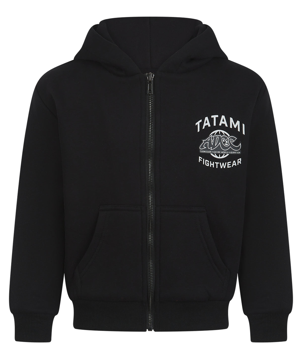 Kids Tatami X ADCC Oversized Zip Hoodie - Black