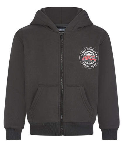Kids Tatami X ADCC Combat Club Oversized Zip Hoodie - Grey