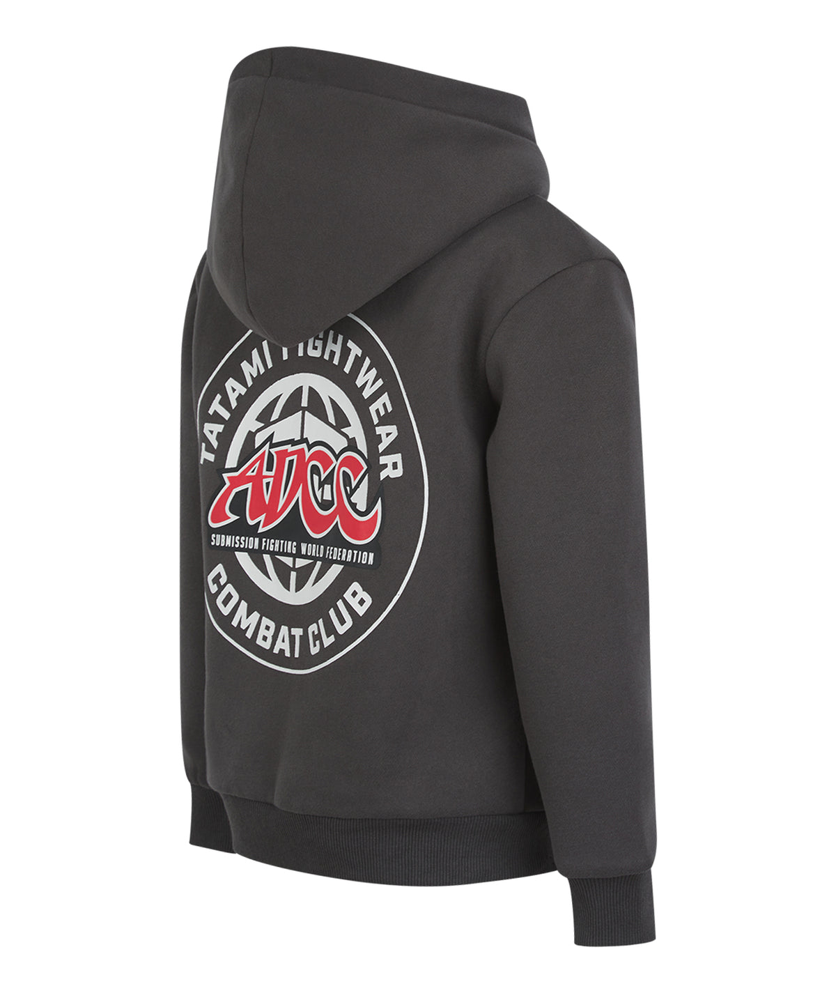 Kids Tatami X ADCC Combat Club Oversized Zip Hoodie - Grey