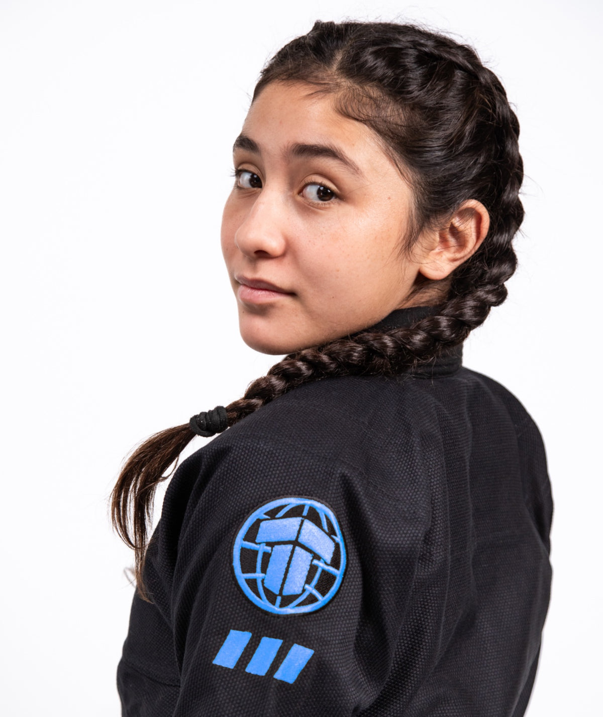Kids Pro Series Gi - Black & Sky Blue