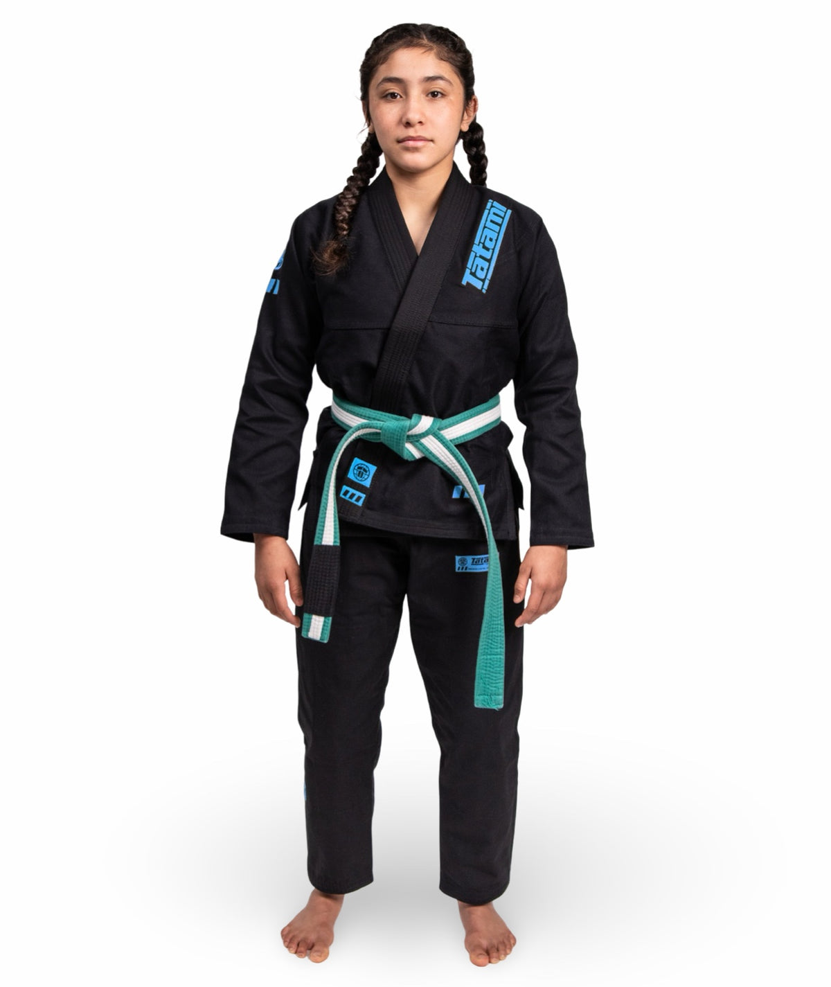 Kids Pro Series Gi - Black & Sky Blue