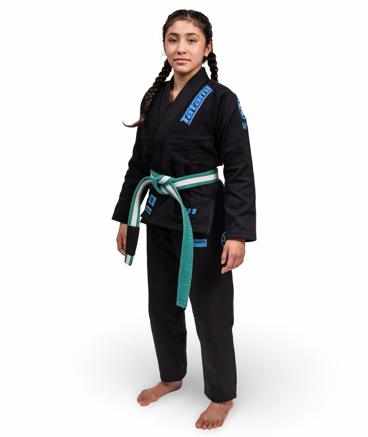Kids Pro Series Gi - Black & Sky Blue
