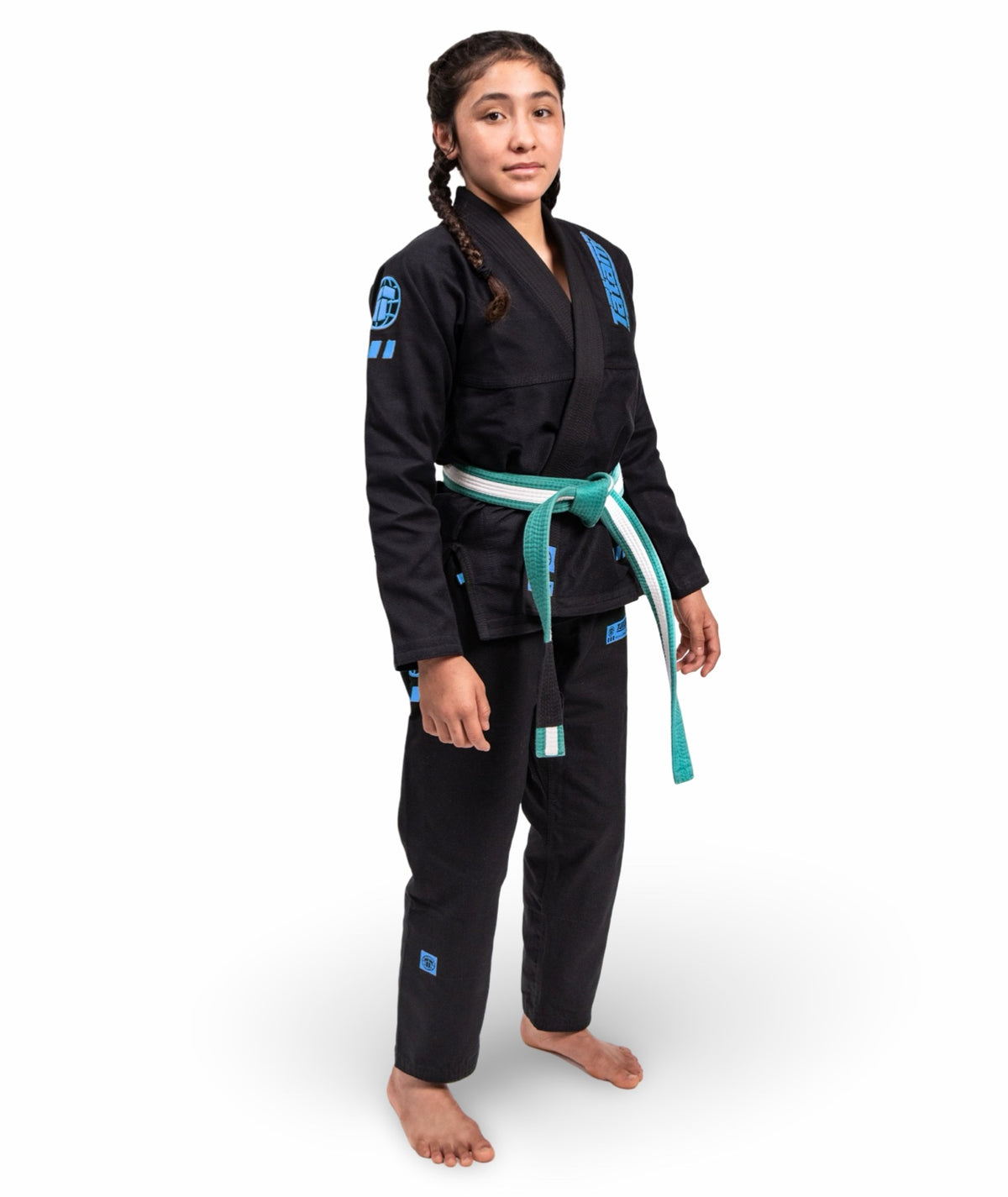 Kids Pro Series Gi - Black & Sky Blue