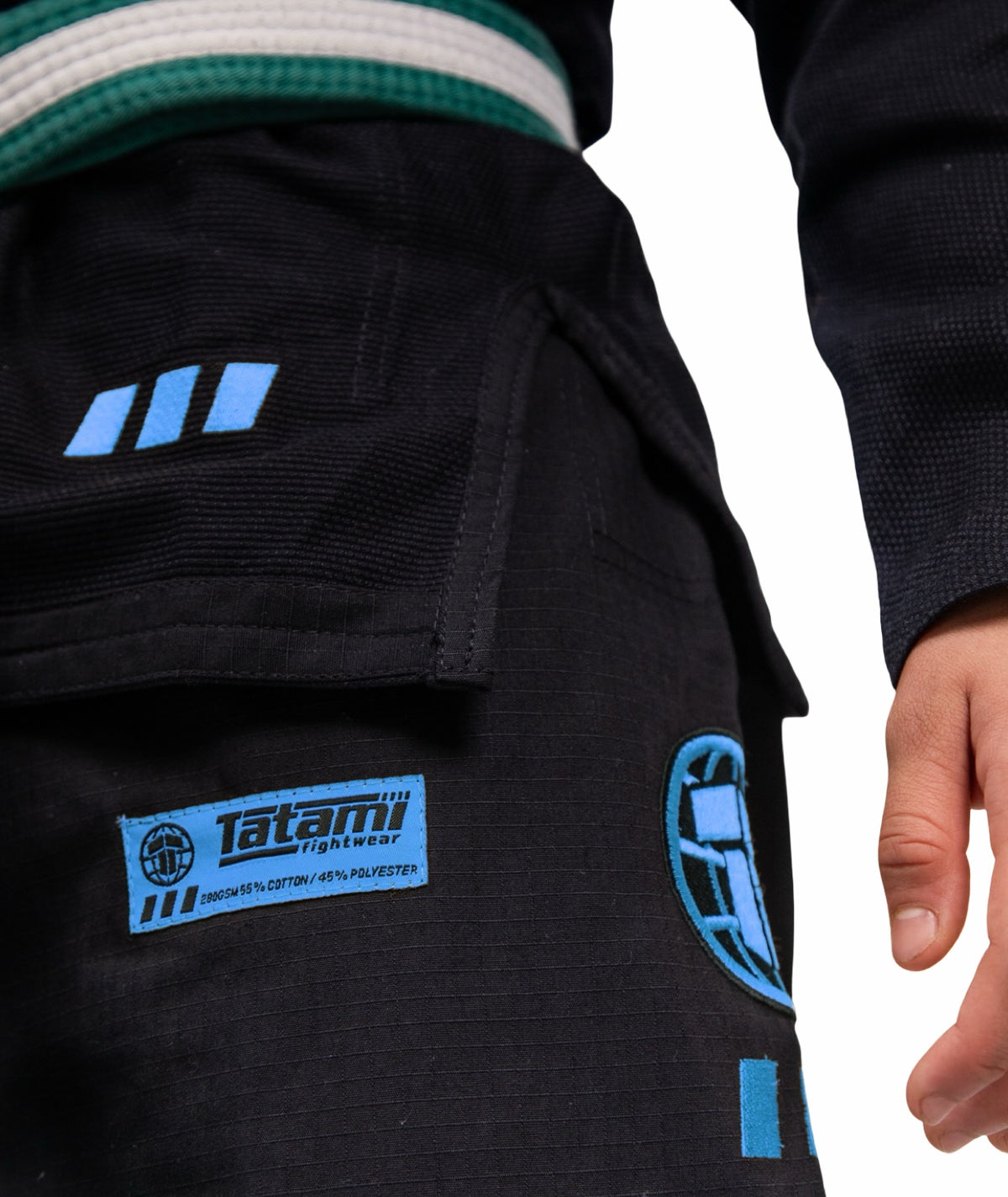 Kids Pro Series Gi - Black & Sky Blue