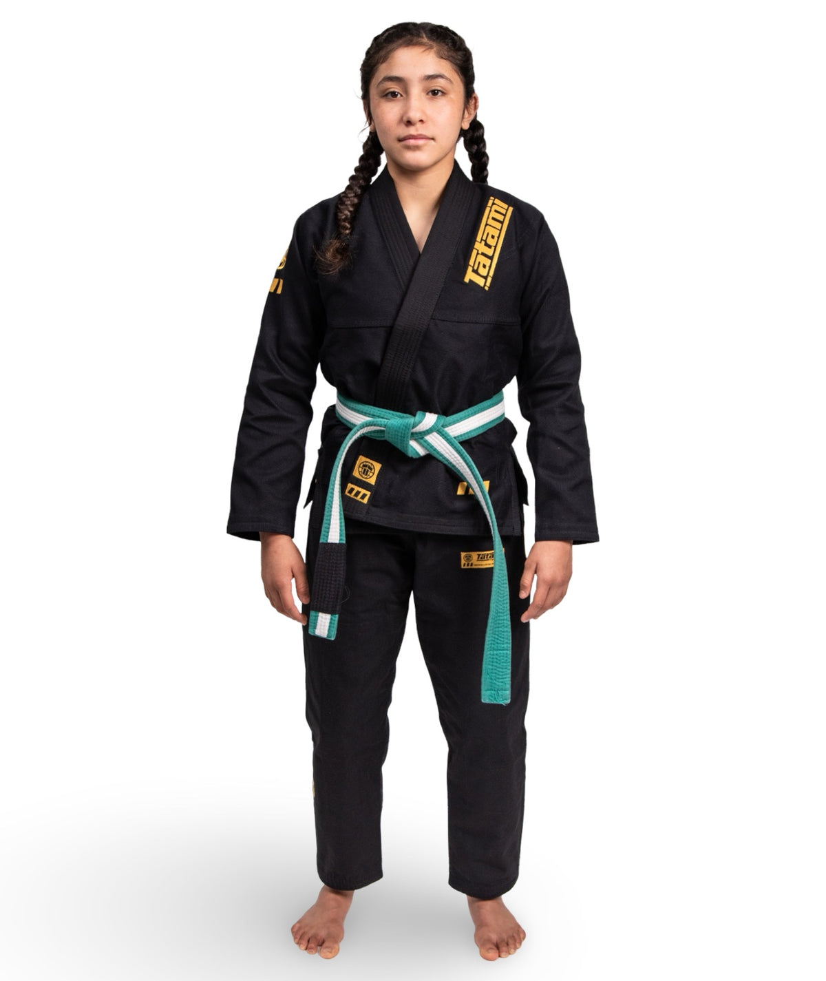 Kids Pro Series Gi - Black & Champion Gold