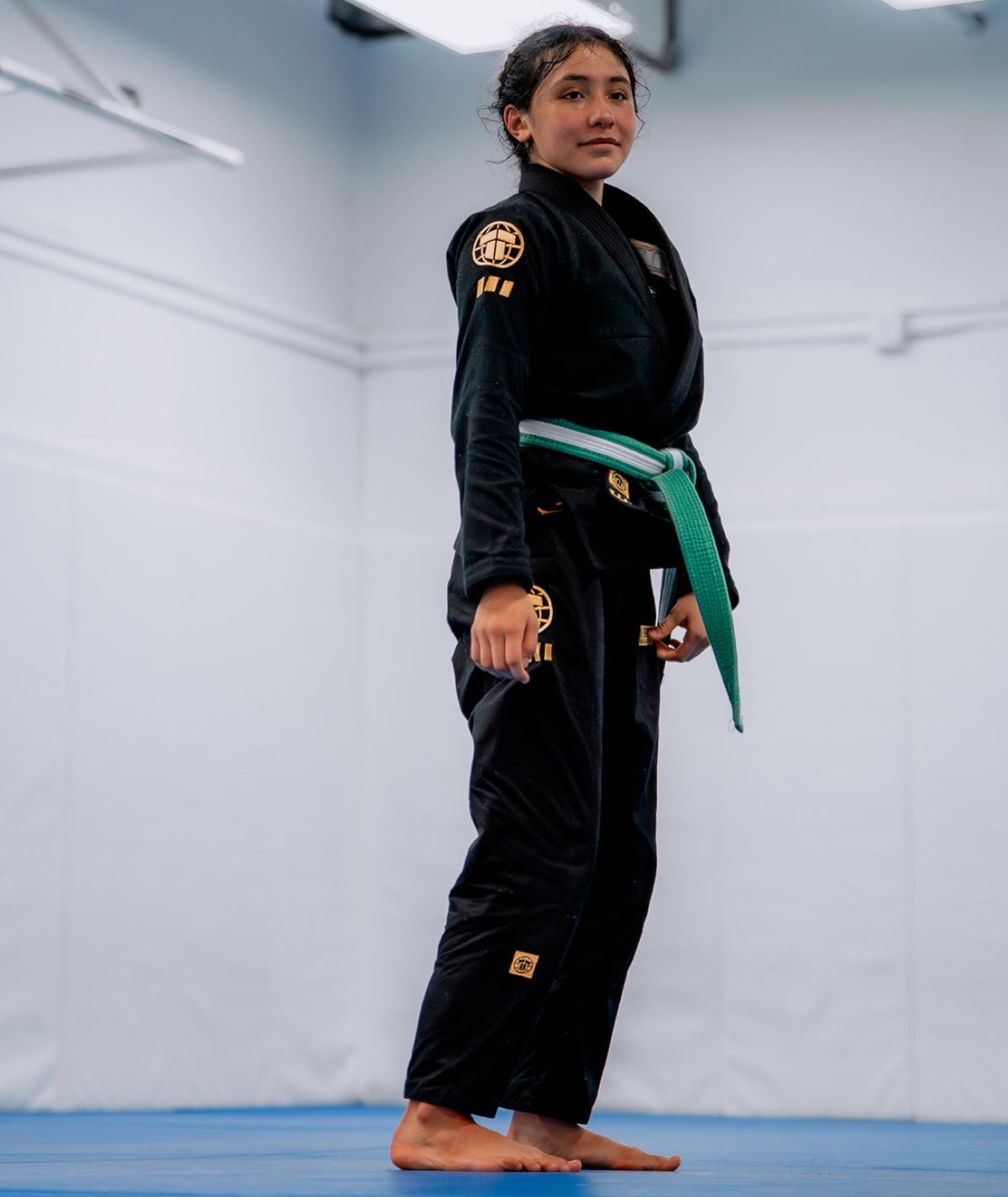 Kids Pro Series Gi - Black & Champion Gold